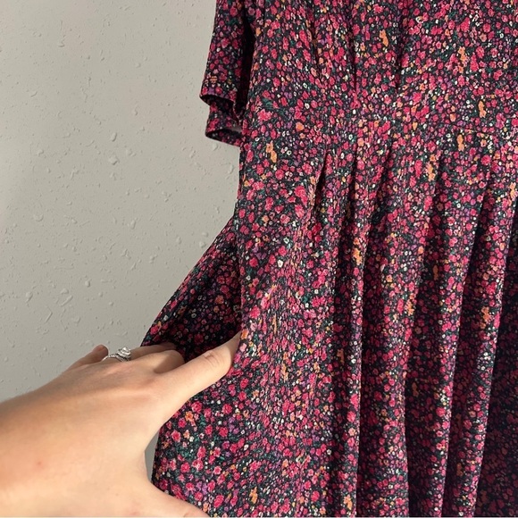 Hutch Pink Floral Mini Dress Casual Formal XXL - Picture 2 of 5